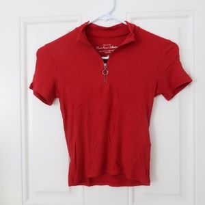 Hollister Must Have Collection Zip Up Polo